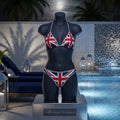 England Patriotic Flag Bikini - World Cup 2026 Edition - World Cup 2026 Sexy Fan Gear - Midnight Elegance Edition