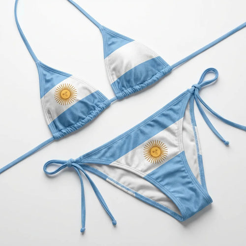 England Flag Bikini - Sexy 2026 World Cup Three Lions Patriotic Swimwear - World Cup 2026 Sexy Fan Gear - Midnight Elegance Edition - View 1