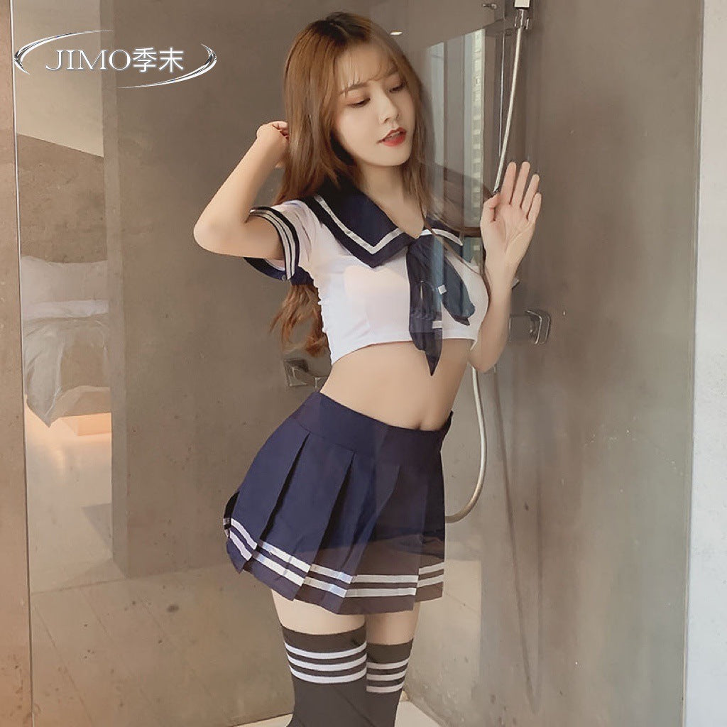Sailor Uniform Set - Sexy Lingerie - World Cup 2026 Sexy Fan Gear - Midnight Elegance Edition - View 1